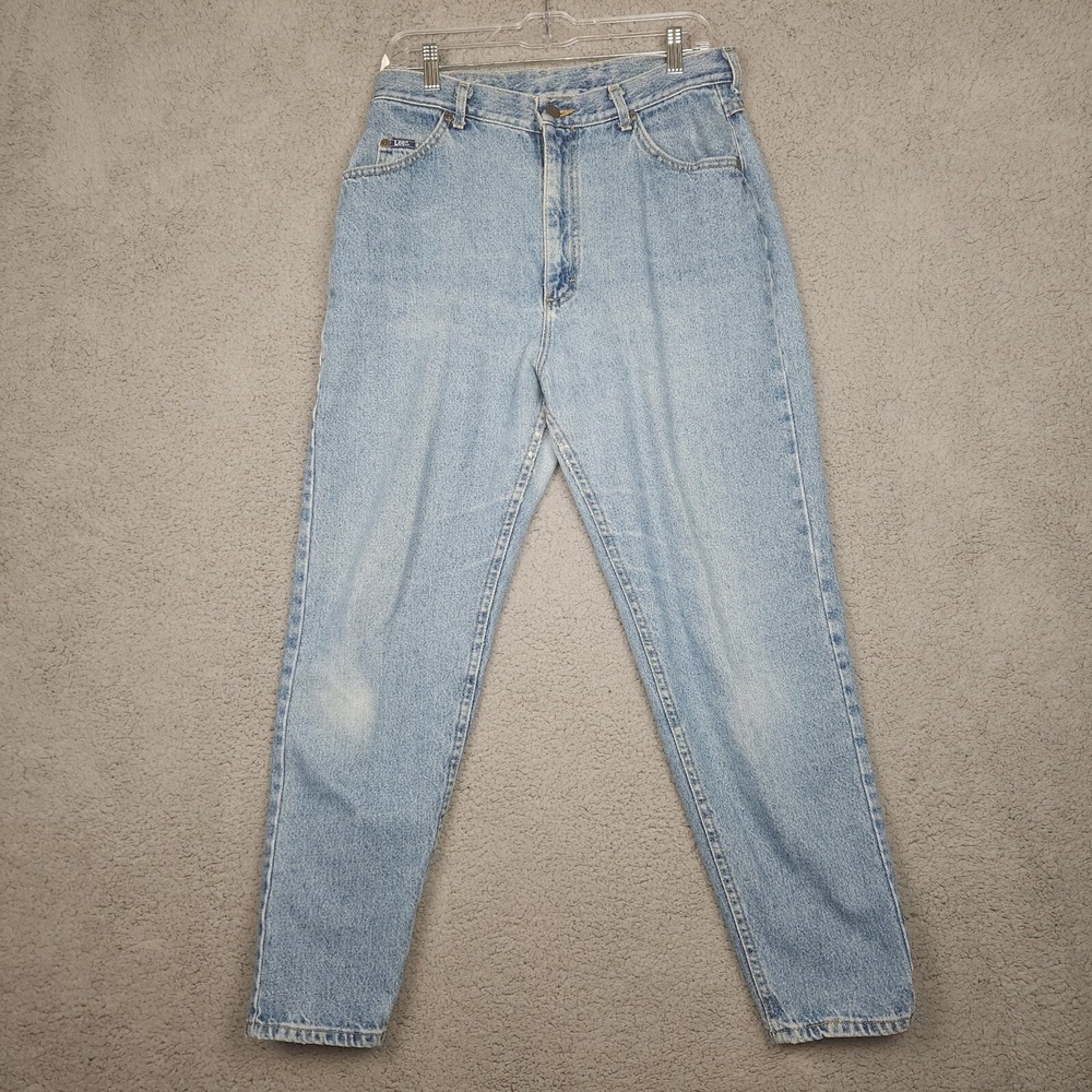 Vintage Lee Jeans Women's Size 14 Mom Jeans Med High Waist Made in‎ USA